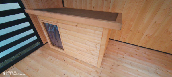 Búda pre psa 120x80x70cm zateplená 5