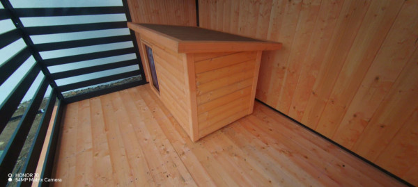 Búda pre psa 120x80x70cm zateplená 4