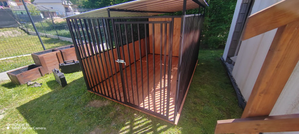 Voliéra pre psa série BLACK-LINE 2x3m 2