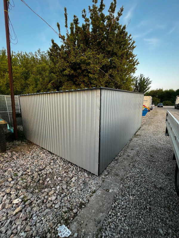Plechová garáž 3x5m zosilnená konštrukcia 6